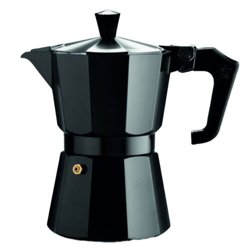 Moka pot coffee maker stove top - aluminium.